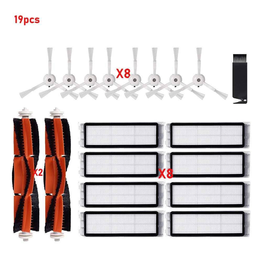 Main Side Brush Hepa Filter Parts For Roborock E1 E1 S1 S1 S6 S6Pure For Xiaomi Mi 1/1S SDJQR11RR SDJQR11RR Robot Vacuum Cleaner