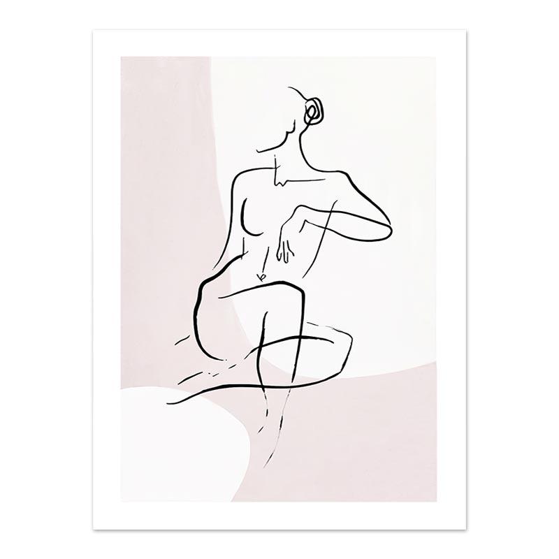 Naturlandschaft Landschaft Wandkunst Leinwand Poster und Druck Malerei Blume Gras Sonnenschein Nebel Bild Home Decorfor Wohnzimmer