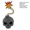Halloween Skull Bombs Figurine Spooky 3D Fake Bombs Skull Statue