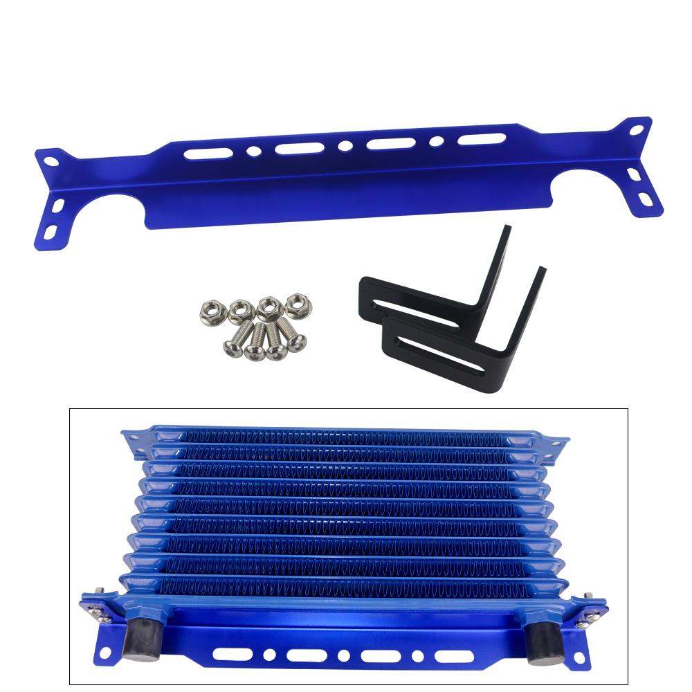 

Новый комплект универсального монтажного кронштейна масляного радиатора двигателя Trust типа, алюминий толщиной 2 мм синий