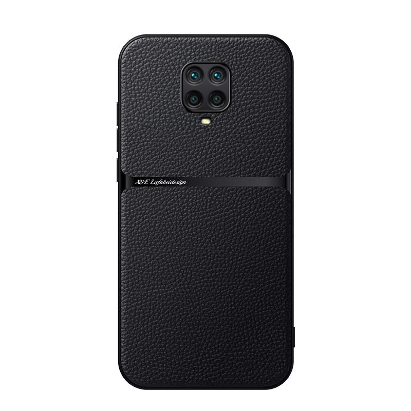 For Xiaomi Redmi Note 9 Pro Case Leather Magnetic Phone Case For Redmi Note 9S 9Pro Max Note9S Built-in Metal Plate Back Cover
