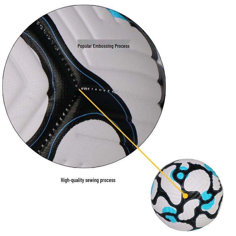 OLOEY Wave Pattern Size 5 Soccer Ball