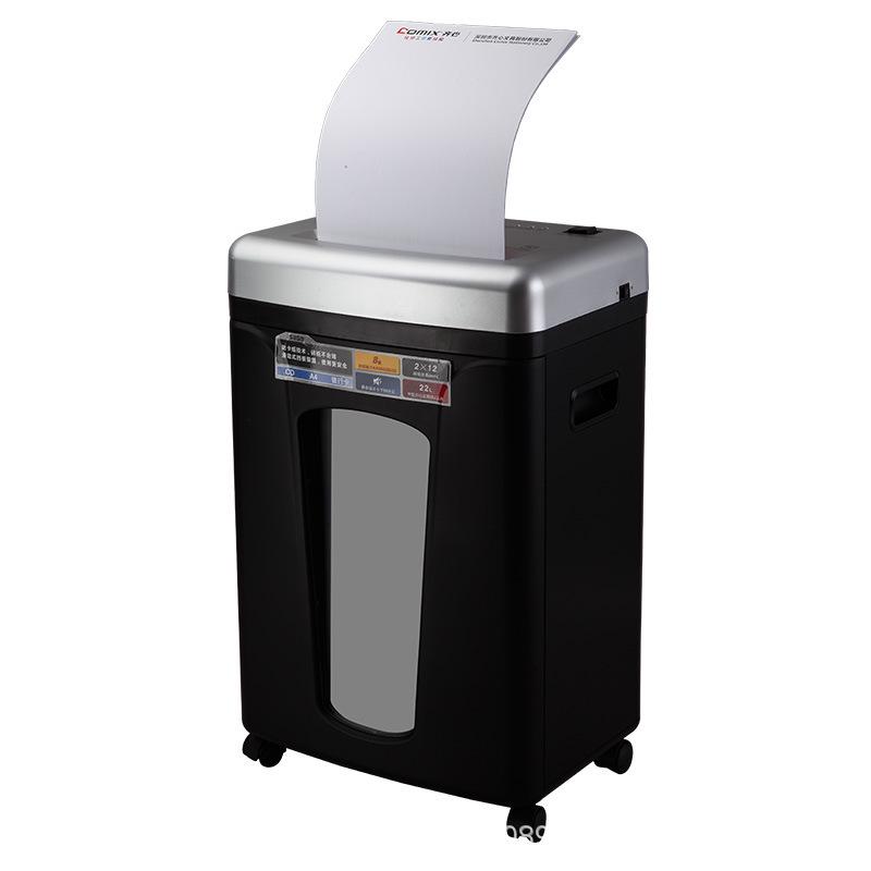 

Qixin S358 Anti-Jam Multifunction Shredder (Black/Silver) чорний