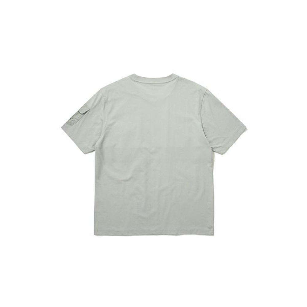 Woven PaTch PockeT ShorT Sleeve T shirT  minT 