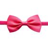 Solid Color Bow Hairpin & Ribbed Headband Set for Girls
