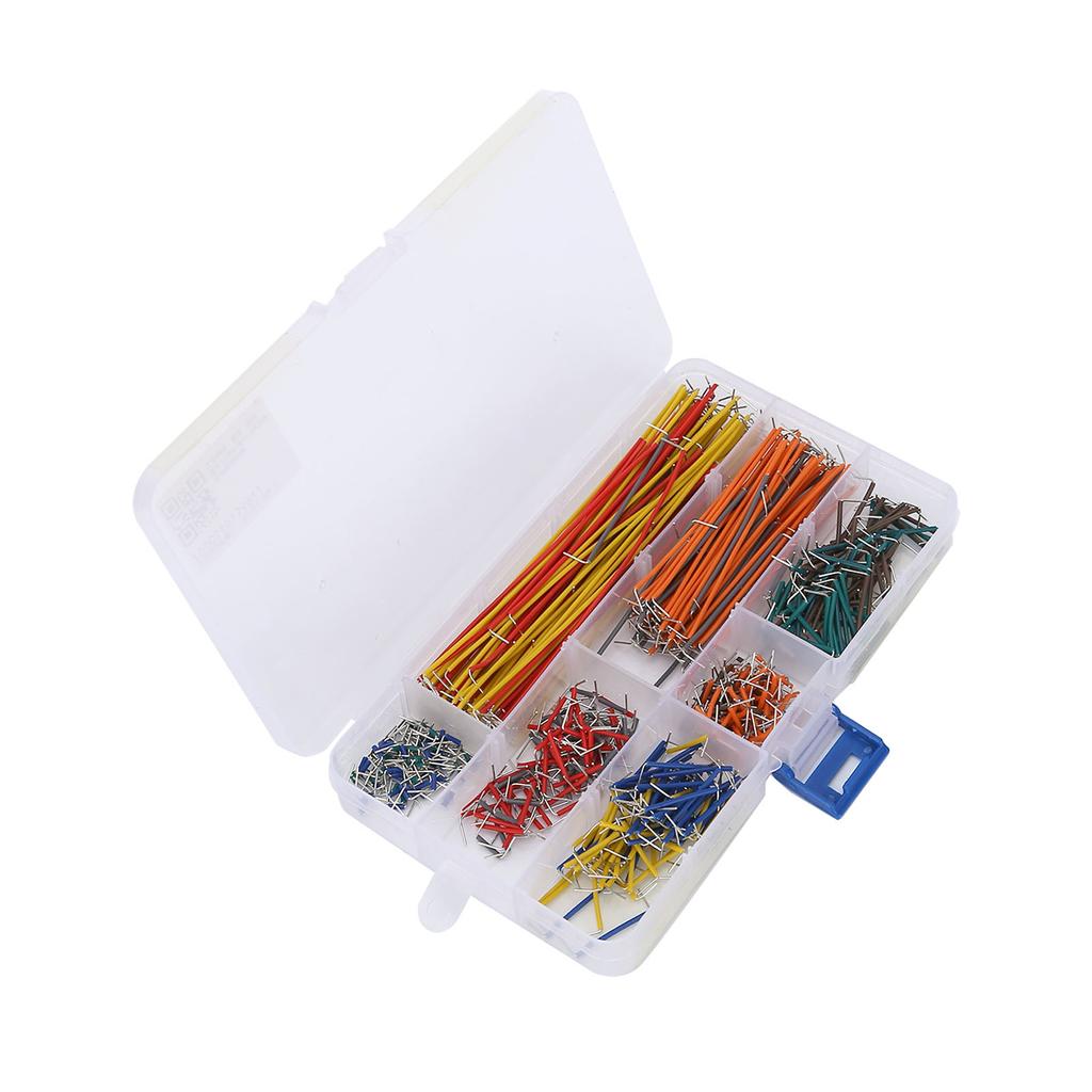 560Pcs Jumper Draht U-Form Farbe Breadboard Linien Platine Pin Expansion Zubehör