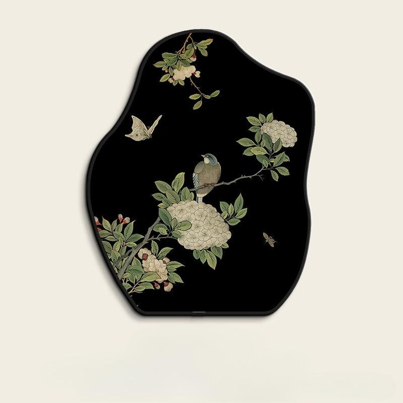 

Vintage Magpie Wall Clock Elegant Retro Home Decor Living Room Hanging Art Piece