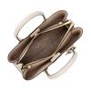 Michael Kors RUTHIE Gold Hardware Brand Print Coated Canvas Shoulder Handbag Small Women's Cream