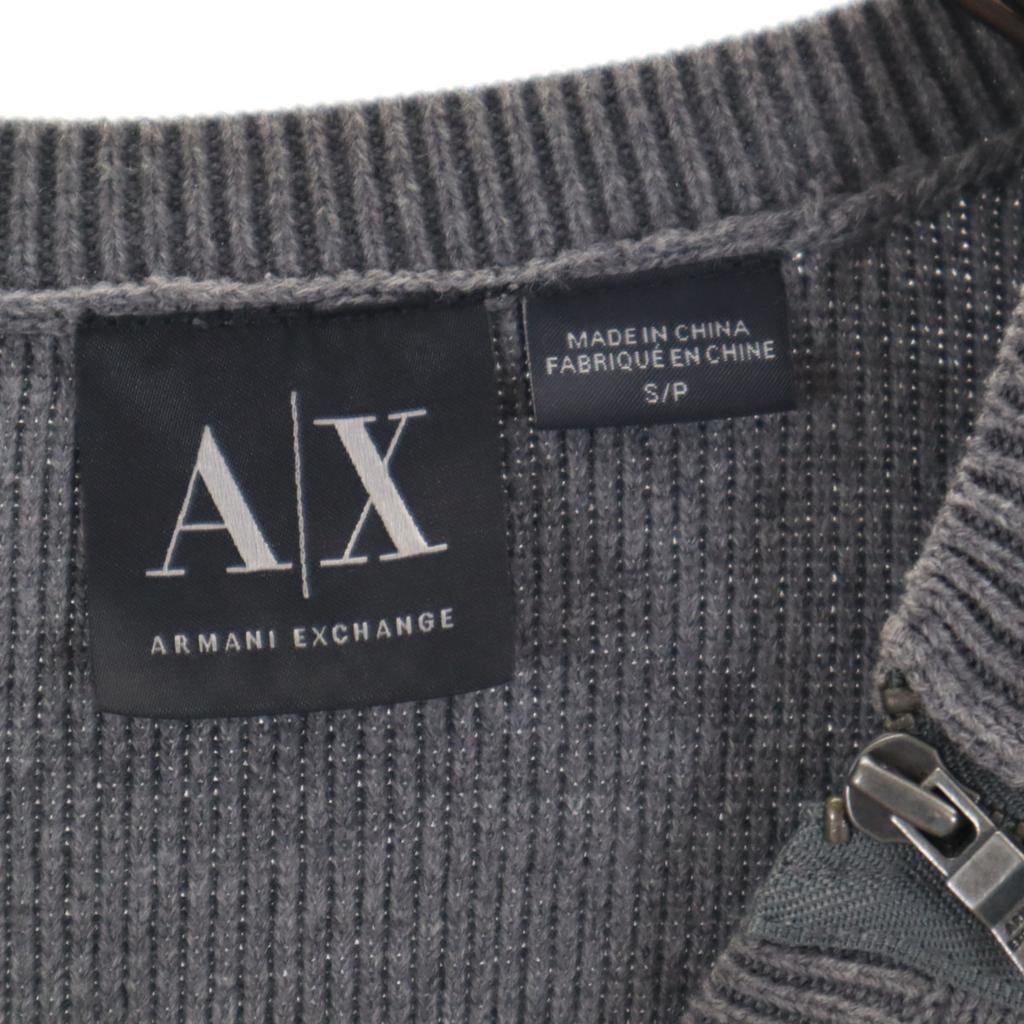 ARMANI EXCHANGE Long sleeve knit S gray sweater Men's Used