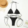 Two Piece Suit Bikinis Women Swimsuit Push Up Bathing Suit Sexy Bikinis Sets Swimwear Beachwear Solid Biquinis