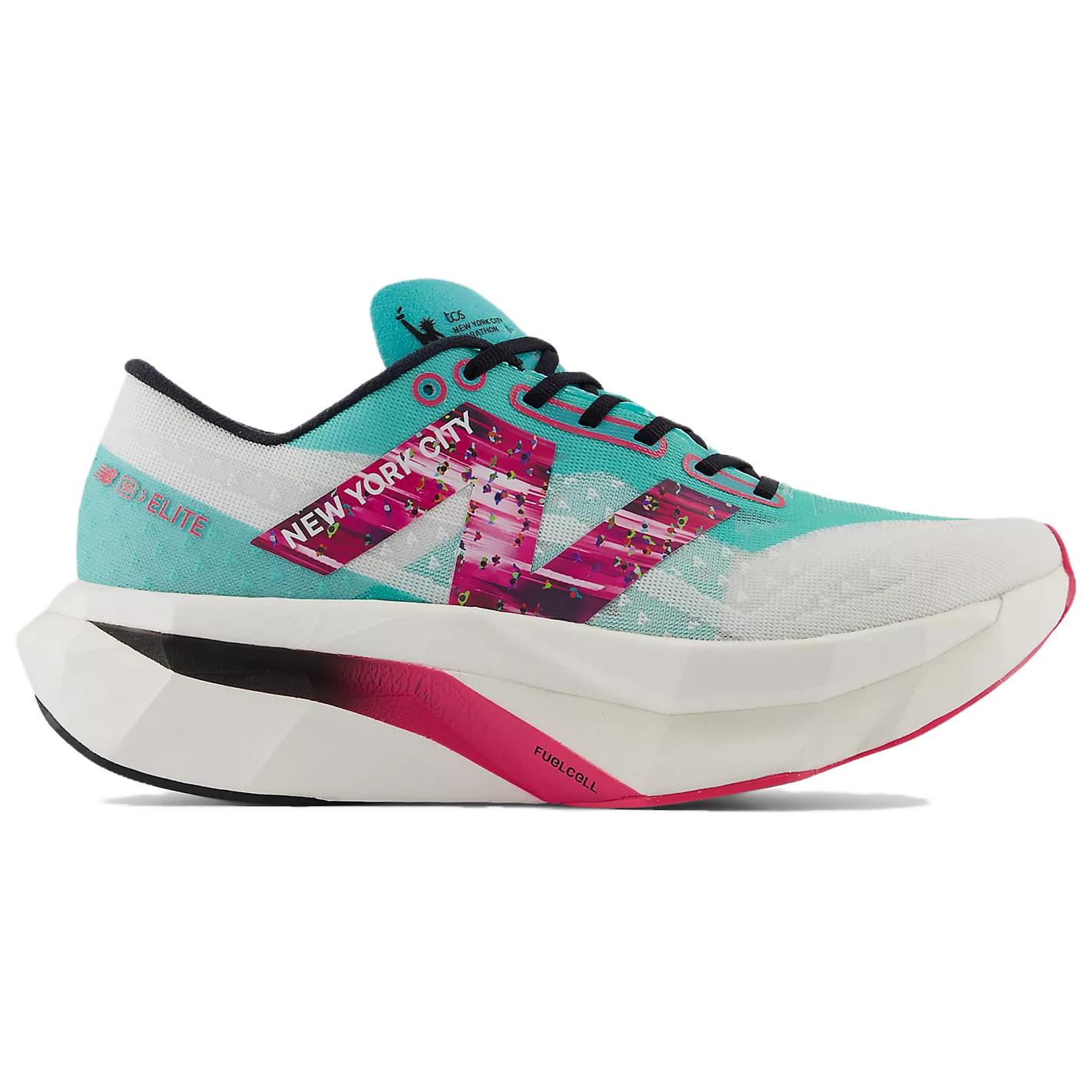 New Balance FuelCell SuperComp Elite v4 TCS NYC Marathon женские кроссовки Teal — фото 2