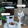 Cats Dogs Automatic Timed Quantitative Feeder Durable Plastic Smart Pet Bowl