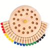 [Wooden Memory Game] Portable Wooden Memory Matching Game 1Set | Family Strategy Board Game for Holiday Gifts and Brain