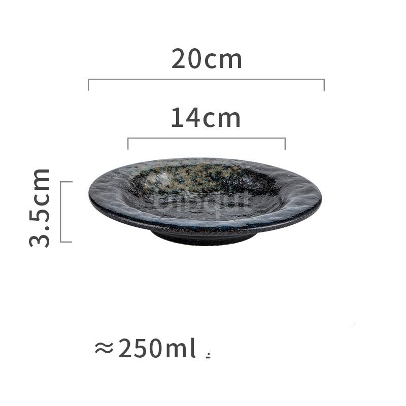 

Креативные ретро керамические тарелки набор японской посуды кухня суши сашими круглый поднос столовая посуда блюда рис салат керамическая ракушка блюдо