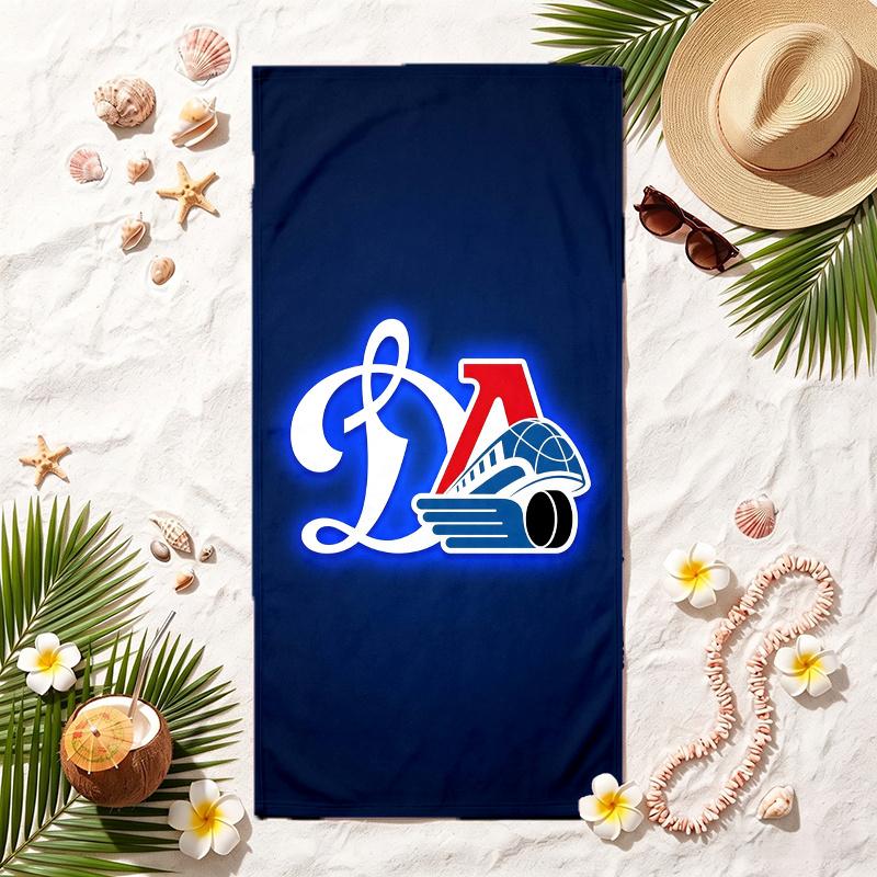 Lokomotiv Yaroslav (9) Soft Beach Towel Stylish Beach Pool Towel for Summer Seaside Vacation Travel