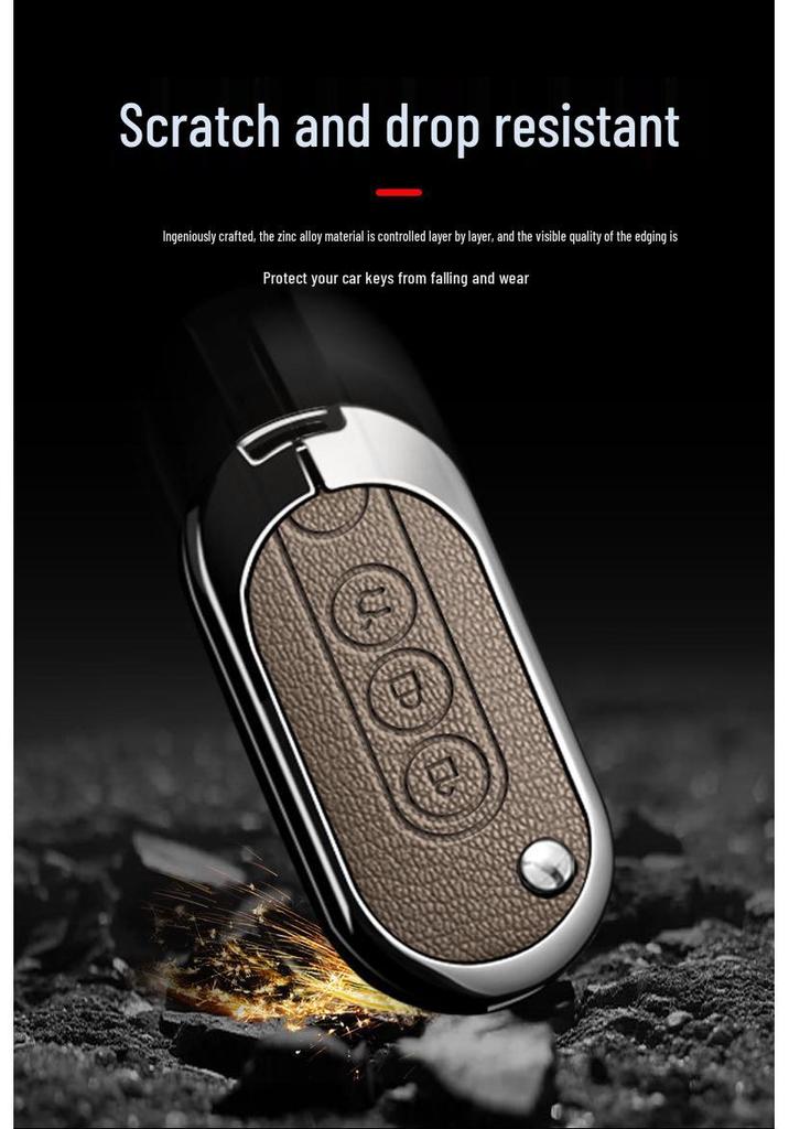 Wuling Hongguang S Key Cover Metal Shell for Mini EV, Zhengcheng S3, and Hongguang Plus
