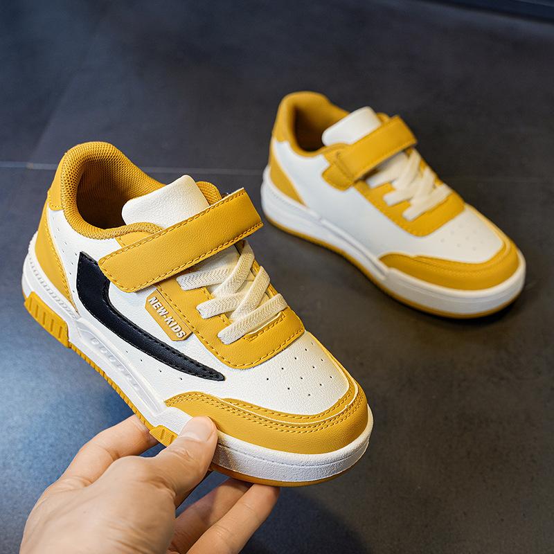 Children's Middle-aged and Older Children's Shoes, Small White Shoes, Spring and Autumn Casual Board Shoes, Fashion Sports Shoes, Soft Soles Douyin T