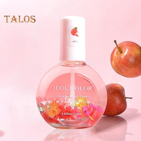 Nail Oil with Dried Flower Extracts Nourishing Moisturizing Treatment for Stronger Nails Floral Fragrance Gel Polish Nail Care Oil for Manicure