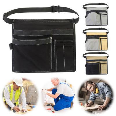 Pochette de rangement pour outils à main avec clip de ceinture Sac à outils pour électricien Pochette d'électricien professionnelle réglable pour charpentiers constructeurs