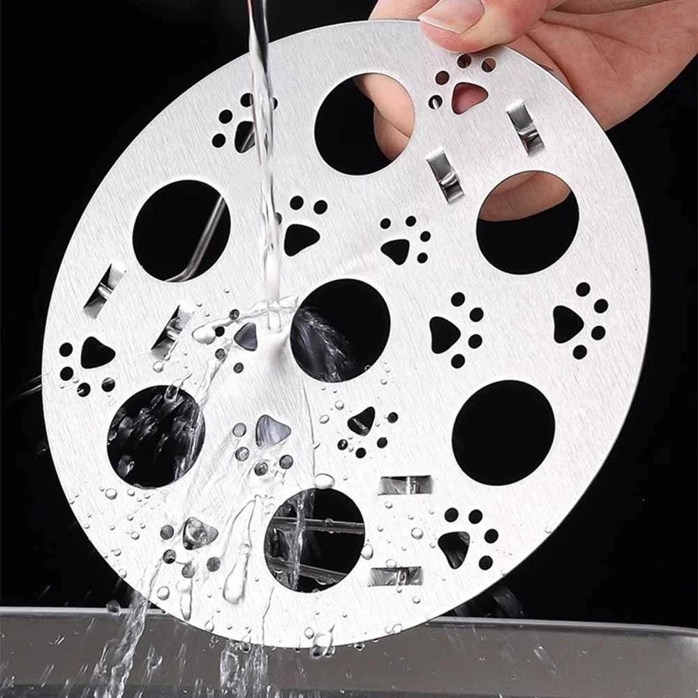 Thickened Stainless Steel Steaming Grid Round Folding Steamed Egg Rack  Steaming Eggs