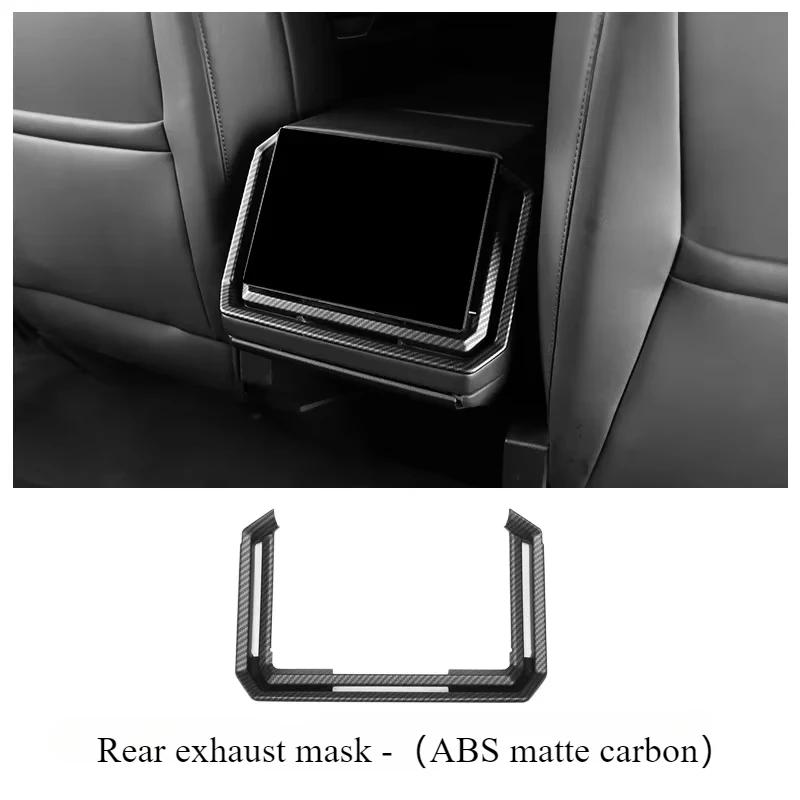 Whole Car Trim Accessories for Tesla Cybertruck 2025 Central Control Protective Sticker Rear Water Cup Panel Decorative Strips