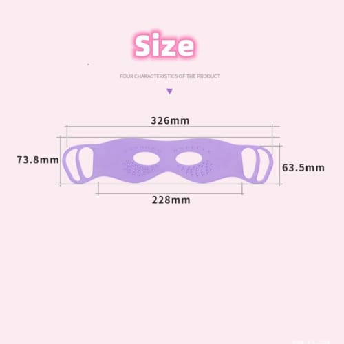 1-Piece Silicone Massage Eye Mask, Ear-Hook Reusable Eye Mask, Soft Eye Massager for Relieving Eye Fatigue and Improves Dark Circles, Eye Mask Fixatio