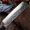 Forged Kitchen Cleaver Japanese Chef Cooking Slicing Knife Santoku Knife Nakiri Knife Sushi Meat Cutting Butcher Filleting Knife