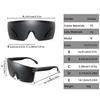 3 Pairs Fishing Sunglasses Men and women Square Oversize Windproof Shades with UV Protection for Outdoor Cycling Hiking