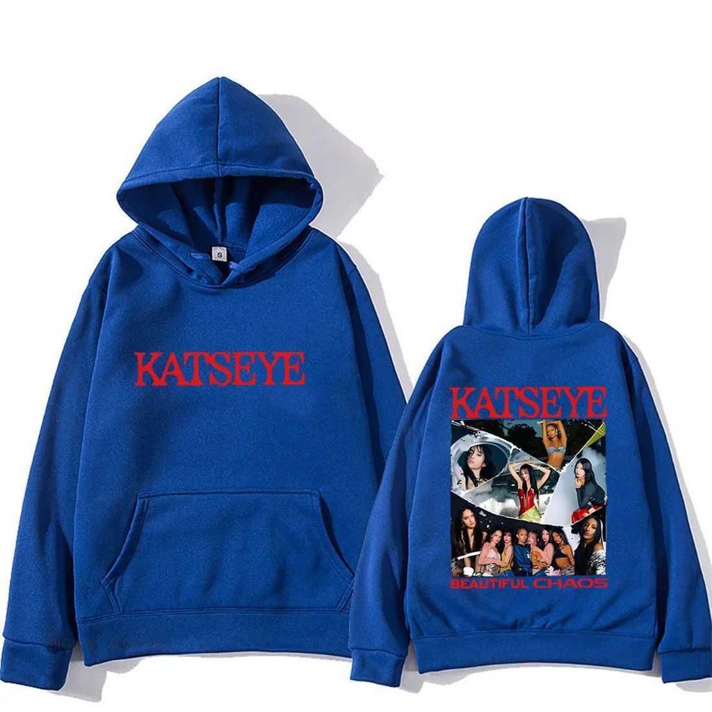 Vintage Fashion KATSEYE Korean Girls Group Graphic Printed Hoodie 2026 New Men Women Hooded Sweatshirt Loose Streetwear Clothes