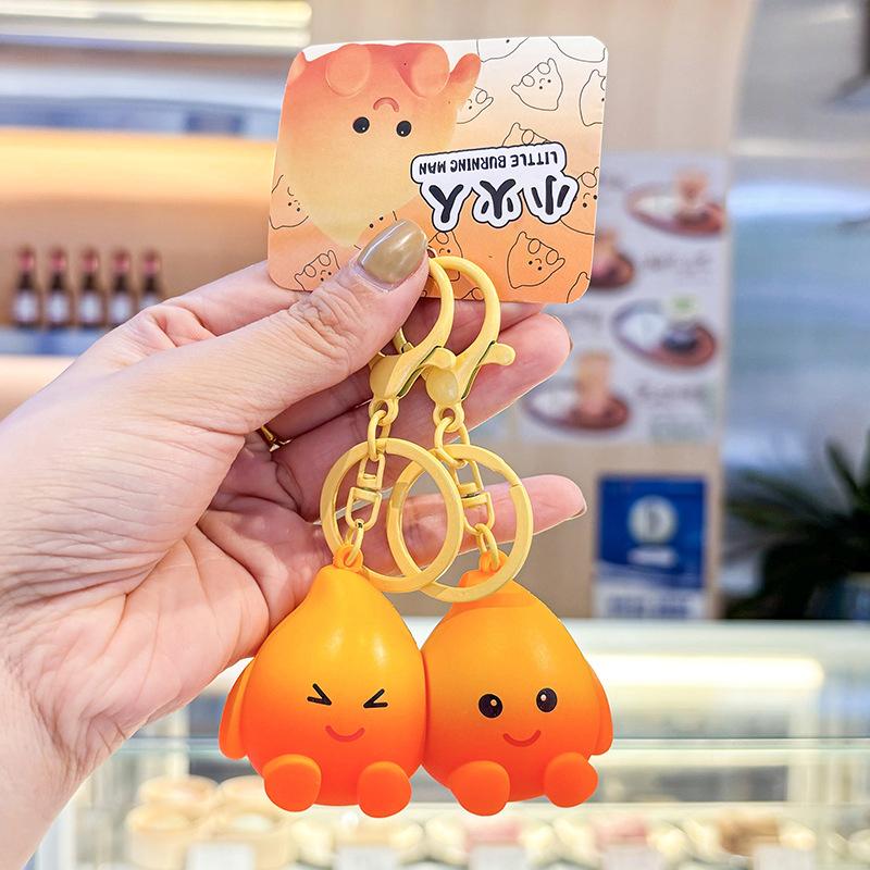 

Милый мультяшный маленький Buring Man магнитный брелок-подвеска креативная сумка украшения аксессуары кавайный парный брелок подарки