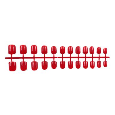 24 Pieces Solid Colorful Press On Nails DIY Durable French Elegant Colour-fast Personality Acrylic Nail for Manicure Salons