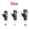Sweat-absorbent Men Cycling Gloves Elastic Fingerless Gloves New Fishing Gloves