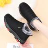 Winter Warm Snow Boots for Women Water Resistant Short Ankle Booties Faux Fur Lined Loafer Shoes Women's Comfortable Non-Slip Outdoor Walking Sneakers