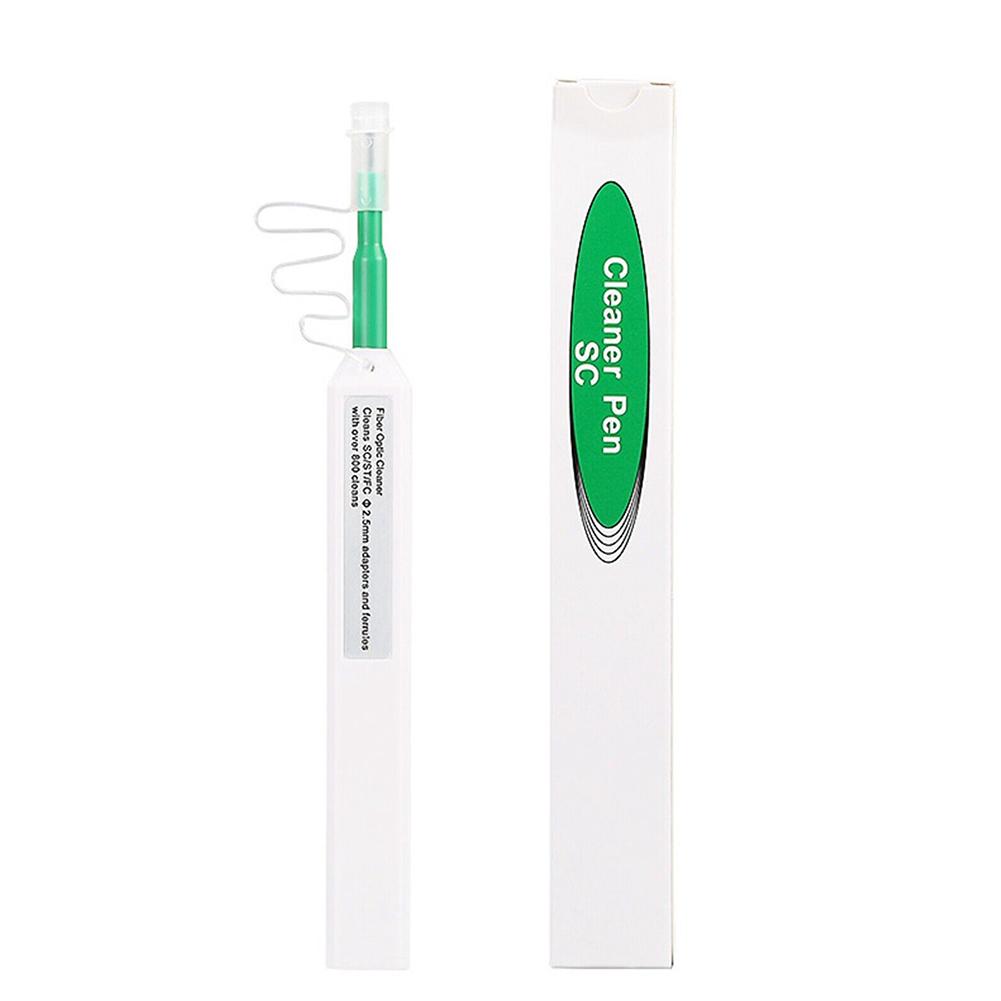 Measurement Fiber Cleaner Antistatic Resin Cleaning Pen Fiber Optic For SC ST FC E2000 One-Click FC ST Connectors