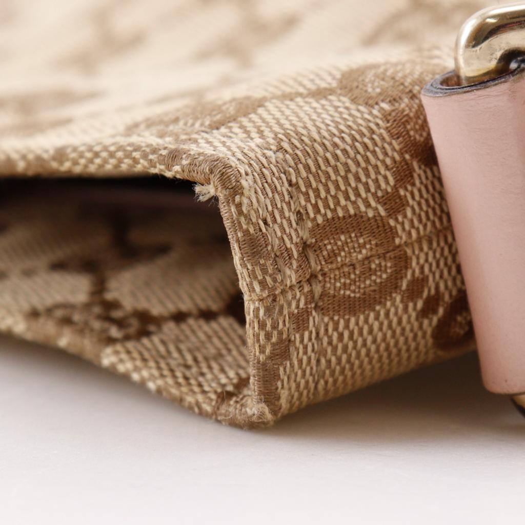 GUCCI Shoulder Bag 189749 Brown / Pink GG canvas Women Used