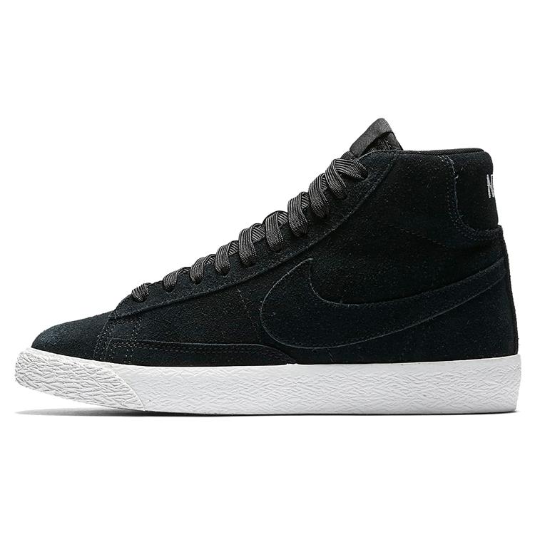Nike Blazer Mid Premium Black Summit White GS 895850-003 36.5