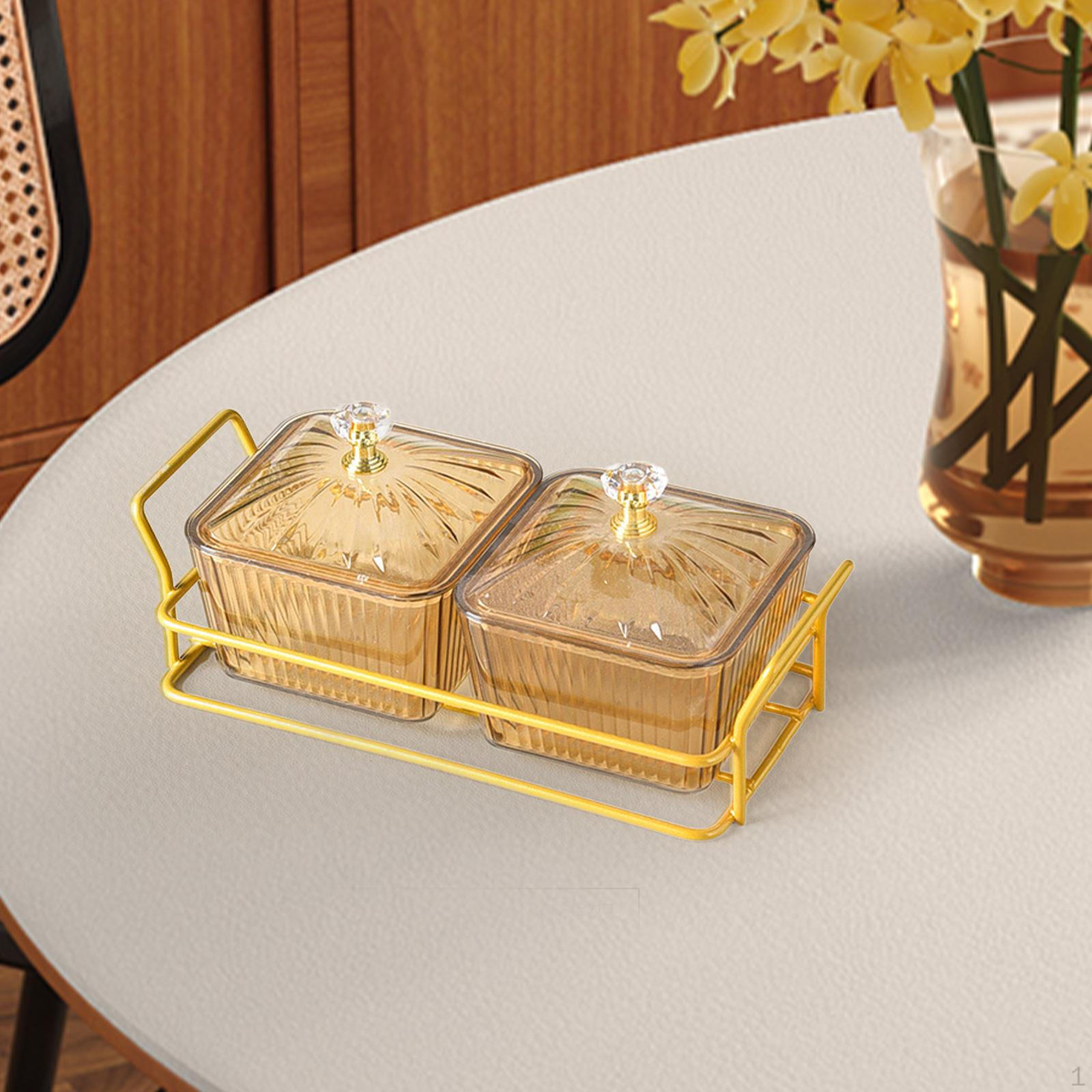 

Разделенные сервировочные миски, тарелка для закусок, органайзер, портативные конфеты и орехи из сухофруктов 2 Compartments