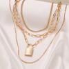 Suit Necklace Personality Fashion Pride Charm Jewelry Temperament Elegant Five Element Light Bead Chain Necklace
