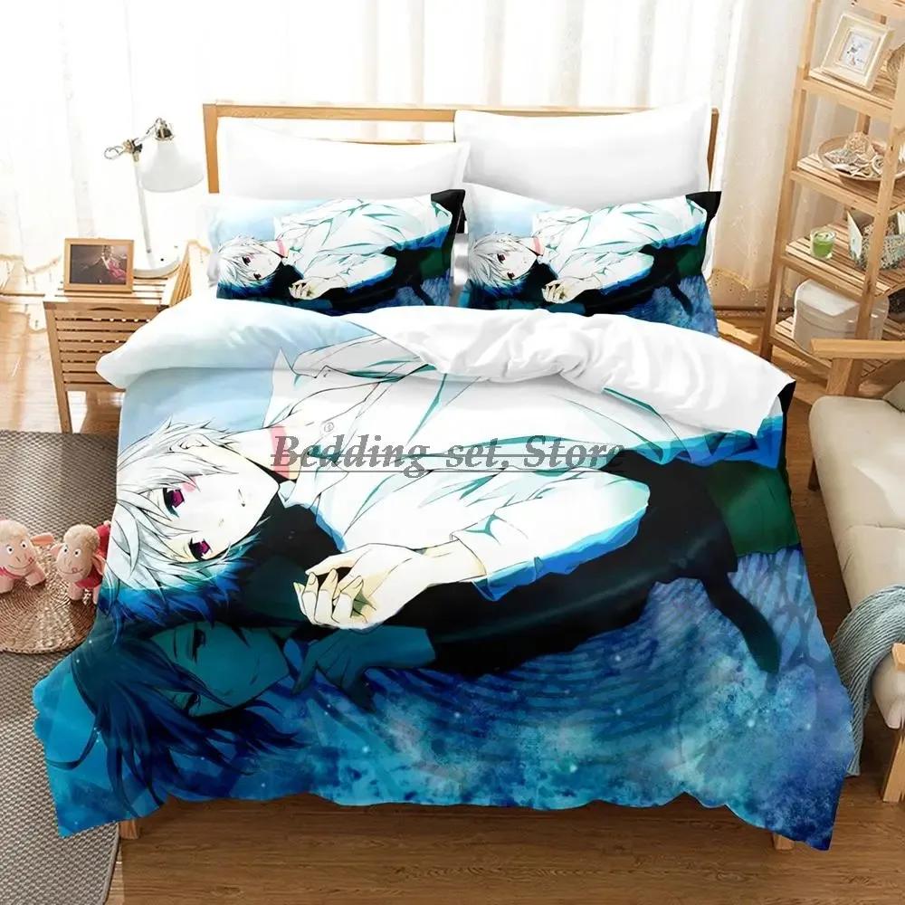 New No.6 Shion Nezumi Bedding Set Single Twin Full Queen King Size Bed Set Aldult Kid Bedroom Duvetcover Set Anime Bed Sheet