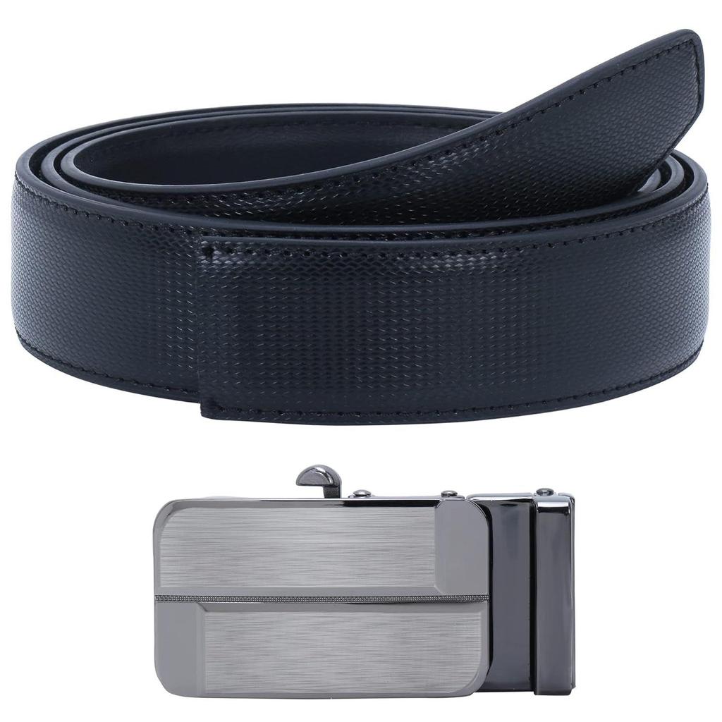 Men's PU Leather Auto Lock Belt