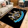 Newcastle United Pattern Rug Floor Mat for Living Room or Bedroom Soft and Comfortable Carpet a Gift for Birthday and Holiday.