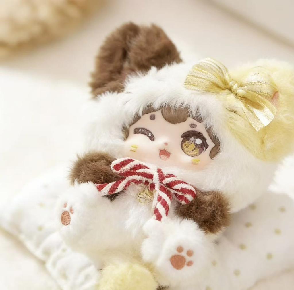 Nororo Studio X Lucky Deer Nai Genuine New Product POKA Fluffy Collection Blind Box Bag Charm Plush Toy Surprise Box Girl Present