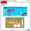 MiniArt Scale American M3 Stuart Light Tank Early Production Plastic Model Kit MA35425 1/35
