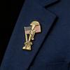 Historical Soldier Memorial Pin High Quality Metal Men's Armed Accessories Unique Bagde For Display And Wear