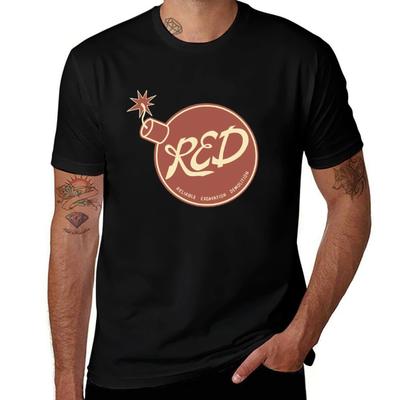 Team Fortress 2 Red Team T-Shirt Graphic Tee Shirt Cotton Man T-shirts Louboutins T-shirts Man Black T-shirts for Men