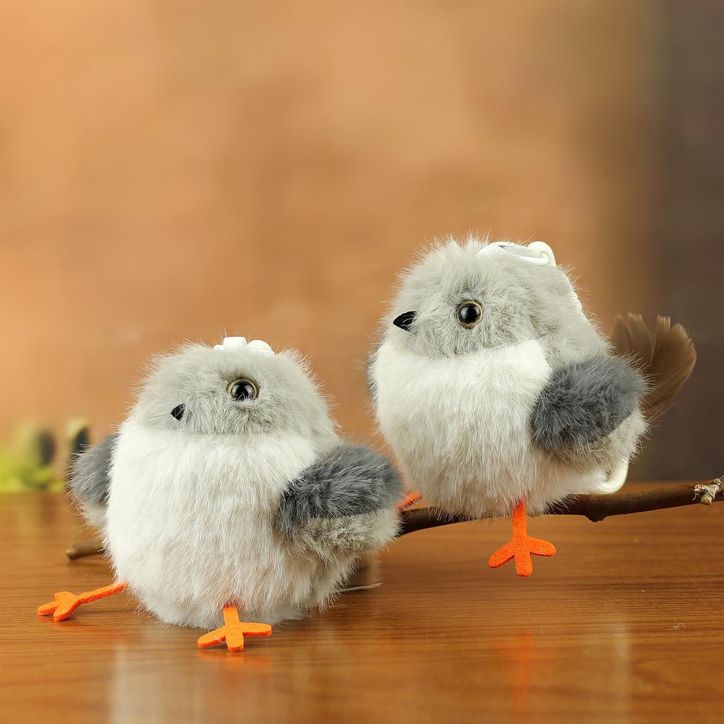 Plush Bird Keychain With Pp Cotton Filling For Kids And Adults