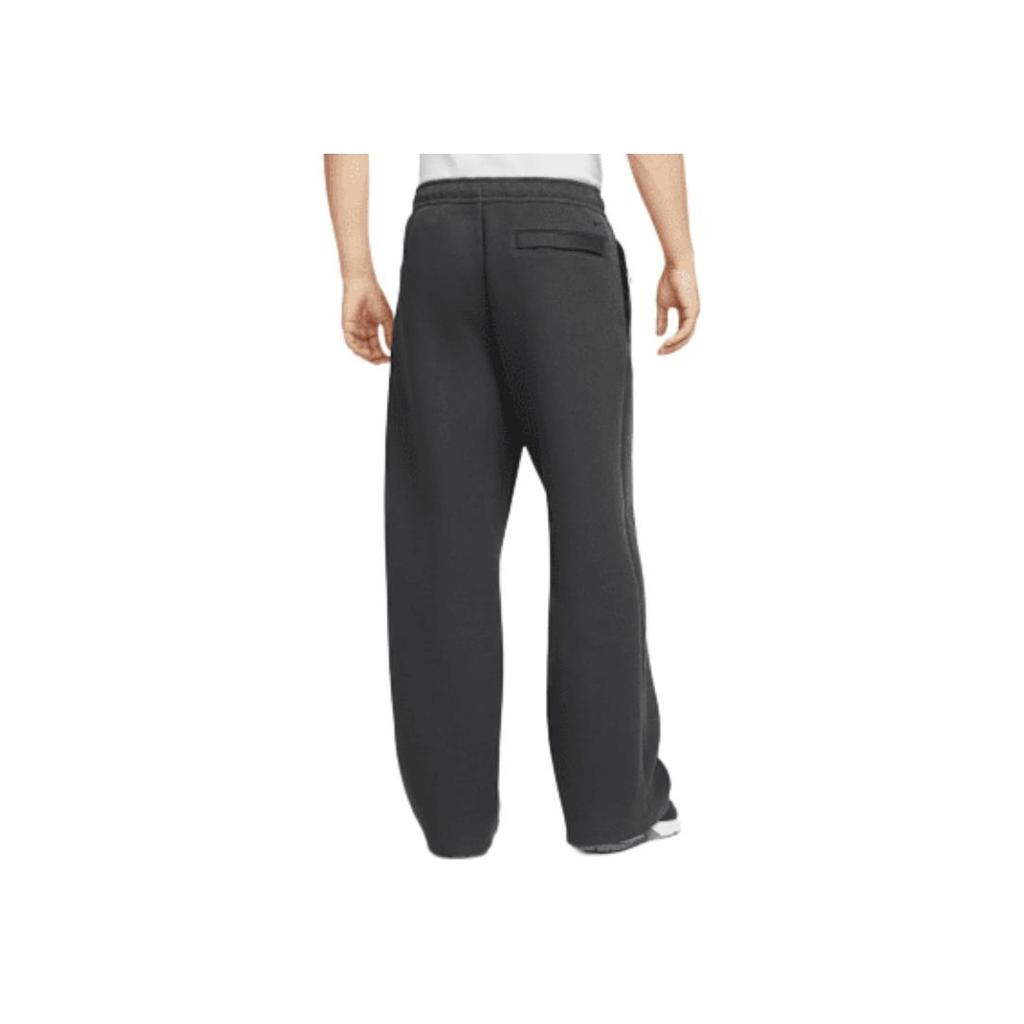 Nike Tech Fashion Comfortable Versatile Wide-Leg Knitted Sports Pants Men bottoms Coal-Black HJ0696-060