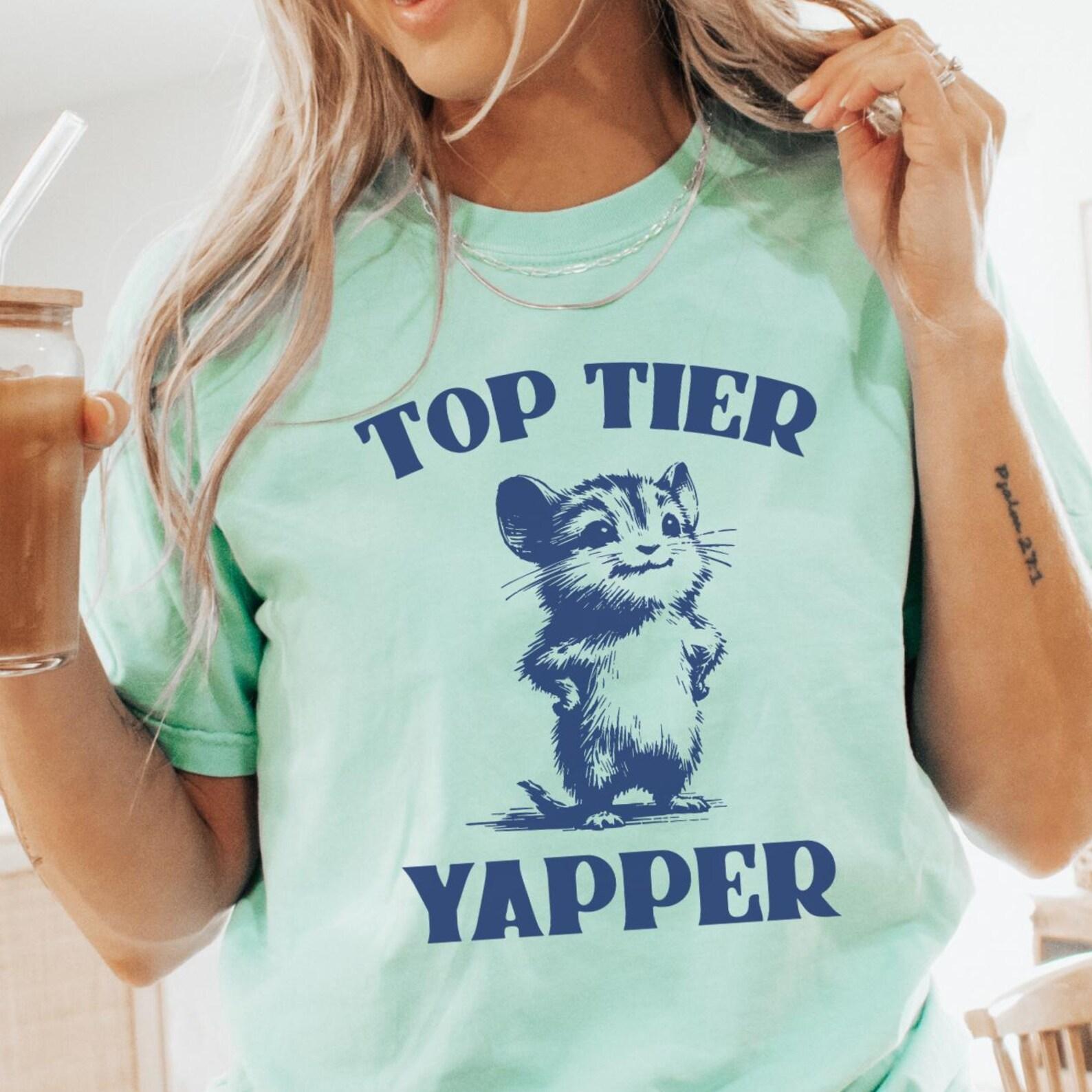 Yapper Comfort Colors® T-Shirt: Funny Gift, Retro Yapping Graphic Tee L