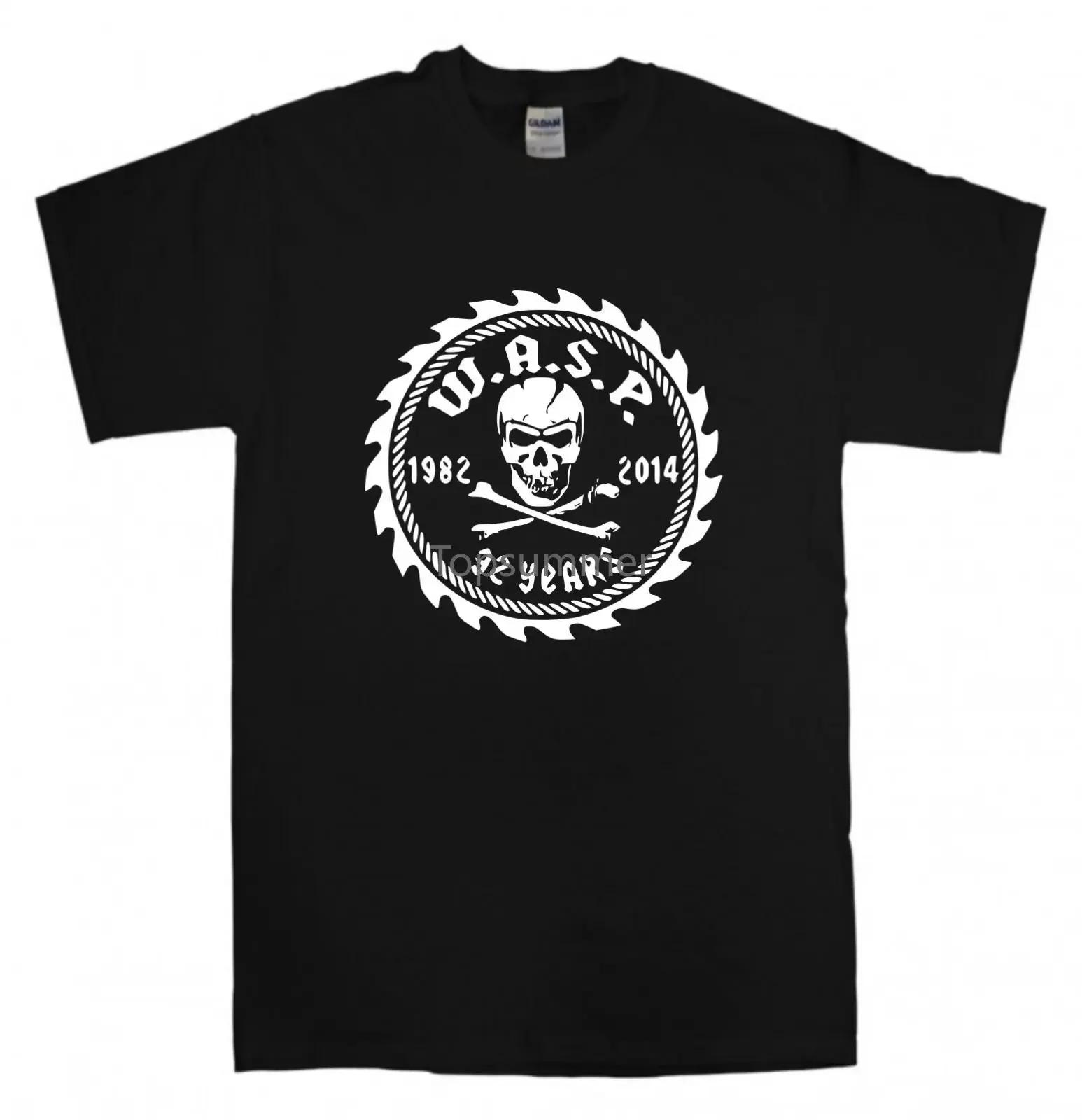 W.A.S.P. Tshirt New Black T Shirt S-Xxl Wasp Band Heavy M... XXL