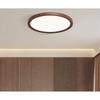 Walnut Bedroom Ceiling Lamp Eye Protection Children's Room Light Corridor Balcony Light Retro Ultra-Thin LED Ceiling Light
